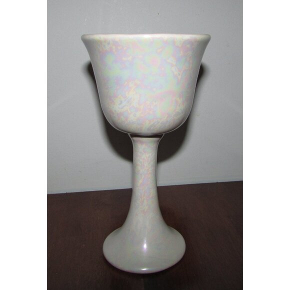 Hand-made Pearlized Ceramic Goblets - Set of 12 - Picture 5 of 11
